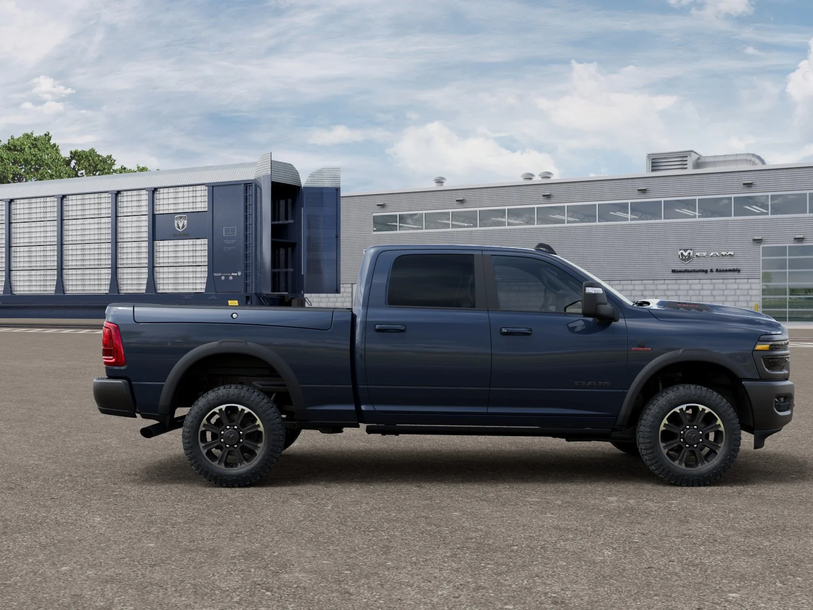 New 2026 Forged Blue Metallic Exterior Paint RAM Rebel image 13