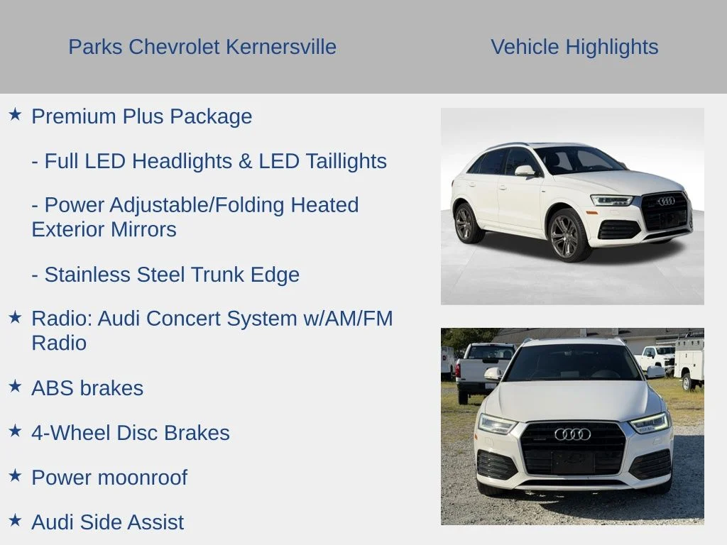 Used 2018 White Audi 2.0T Premium Plus image 11