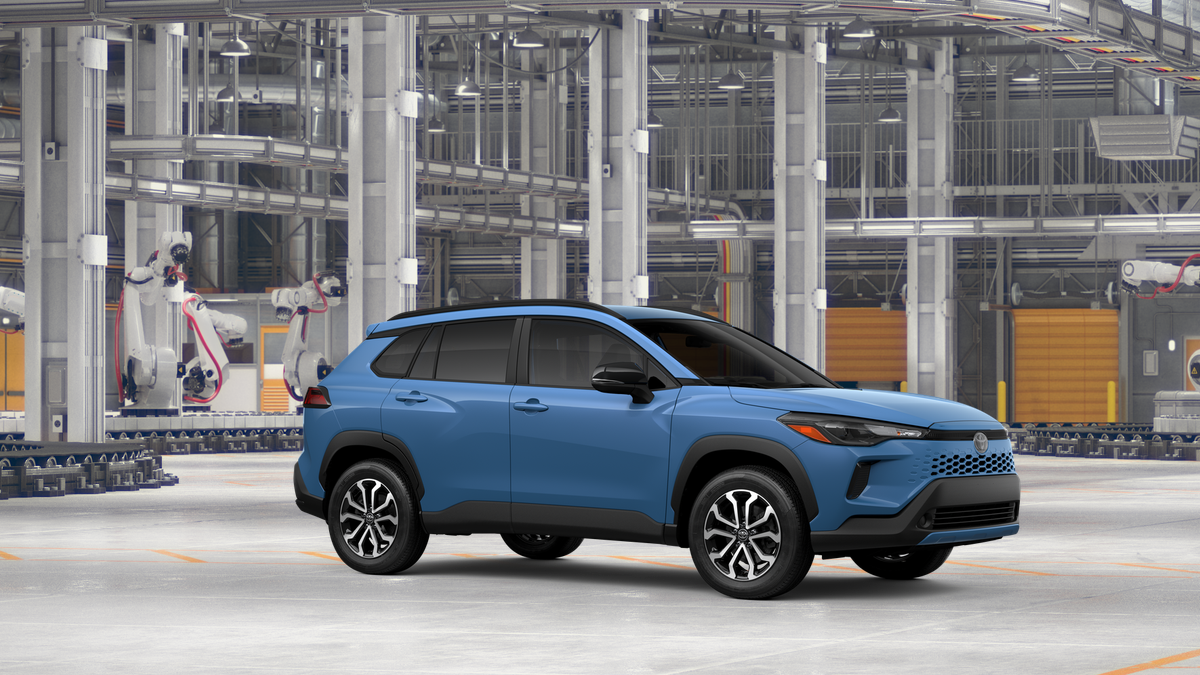 New 2026 Cavalry Blue Toyota Hybrid SE image 14