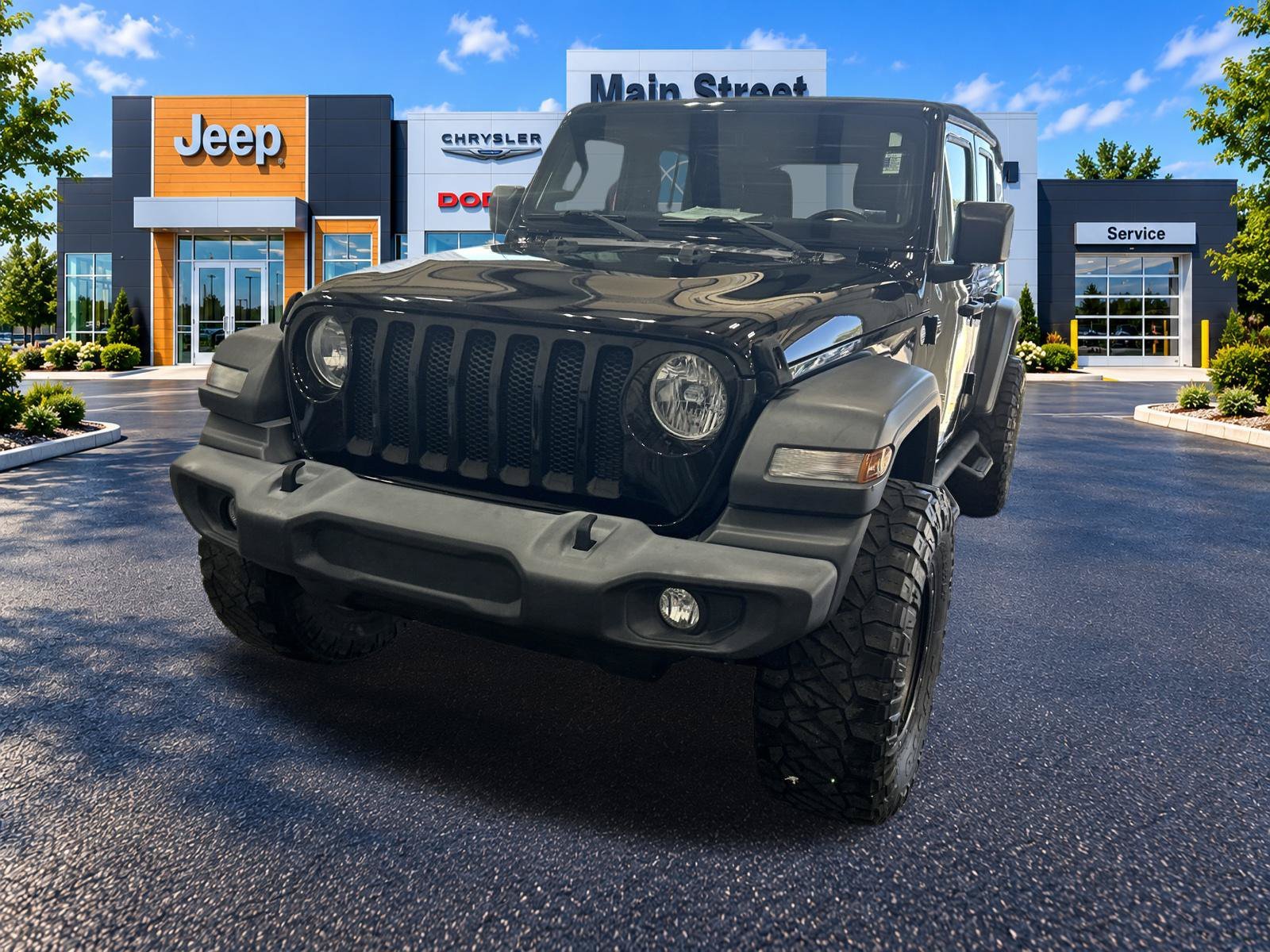 Used 2018 Black Jeep Unlimited Sport S image 4