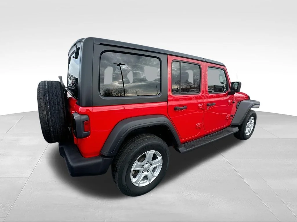 Used 2021 Red Jeep Unlimited Sport S image 8