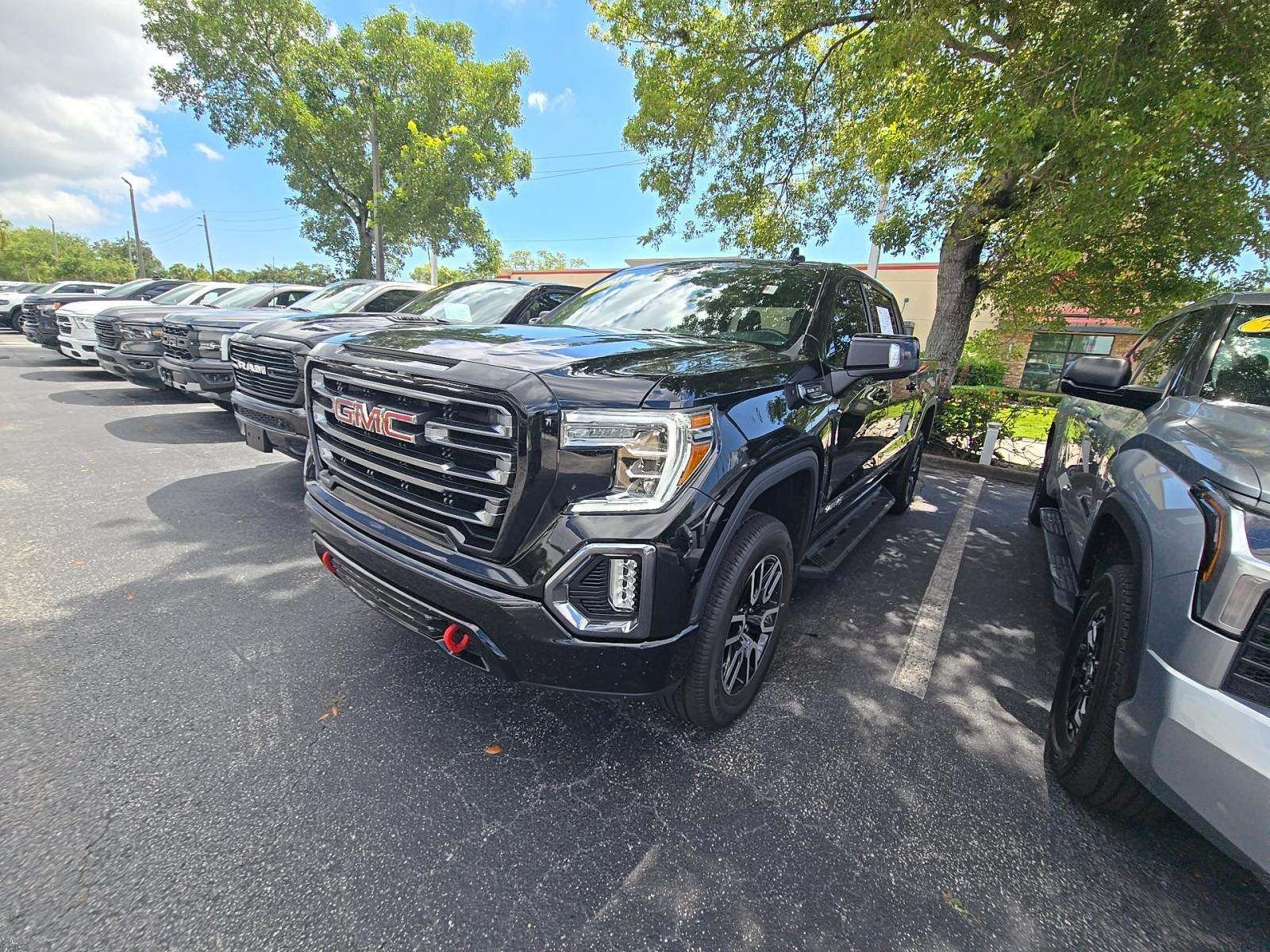 Used 2021 Black GMC AT4 image 1