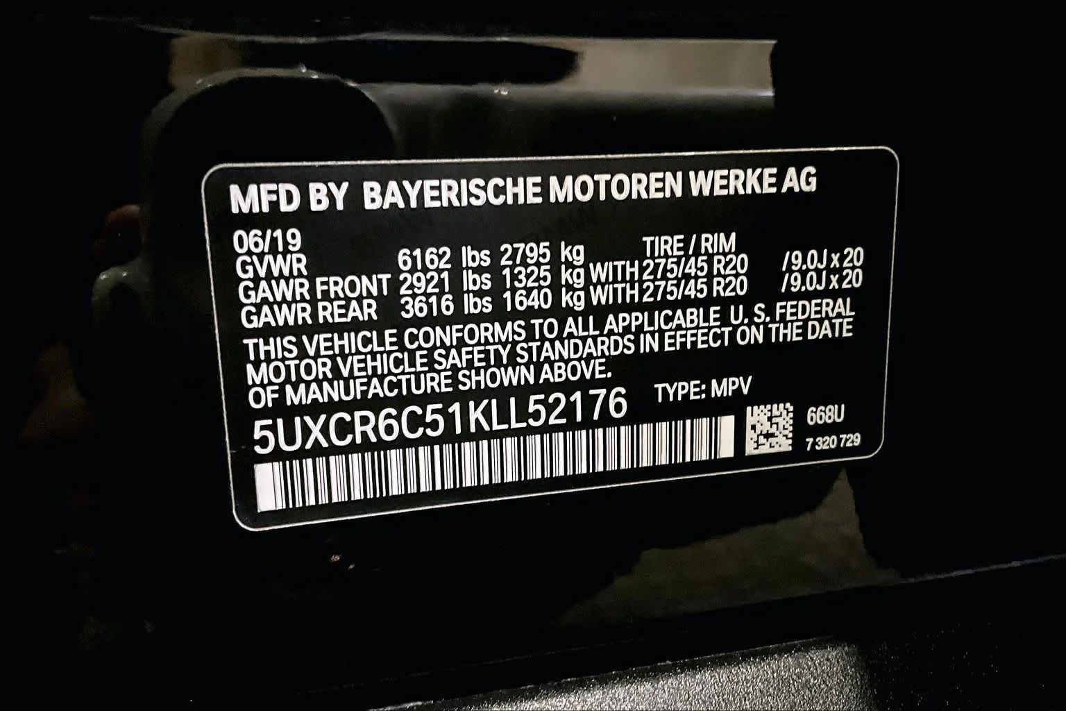 Certified Used 2019 Jet Black BMW xDrive40i image 65