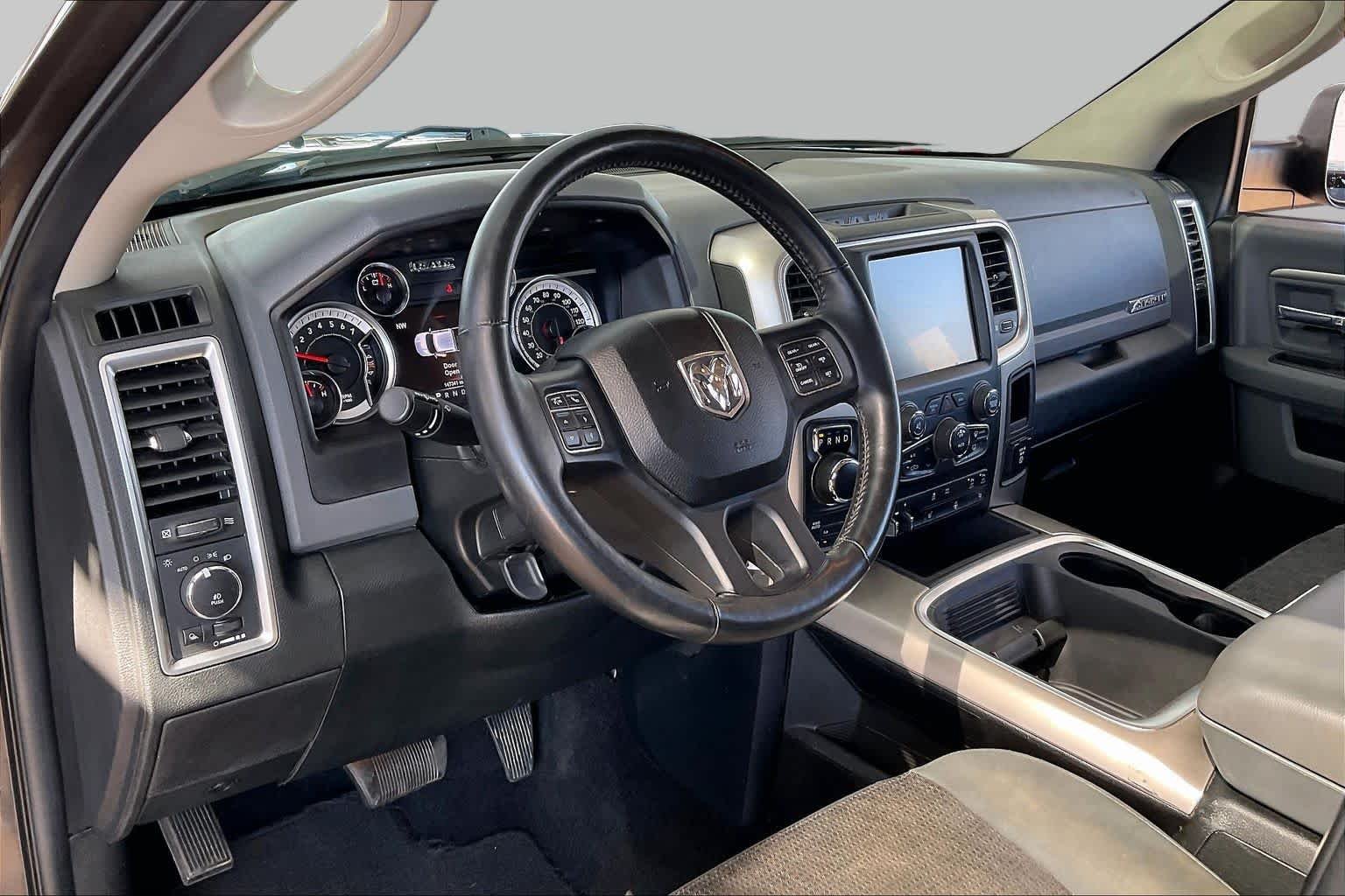 Used 2017 Granite Crystal Metallic Clearcoat Ram Big Horn image 15