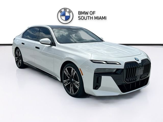 Certified Used 2025 White BMW 740i image 1