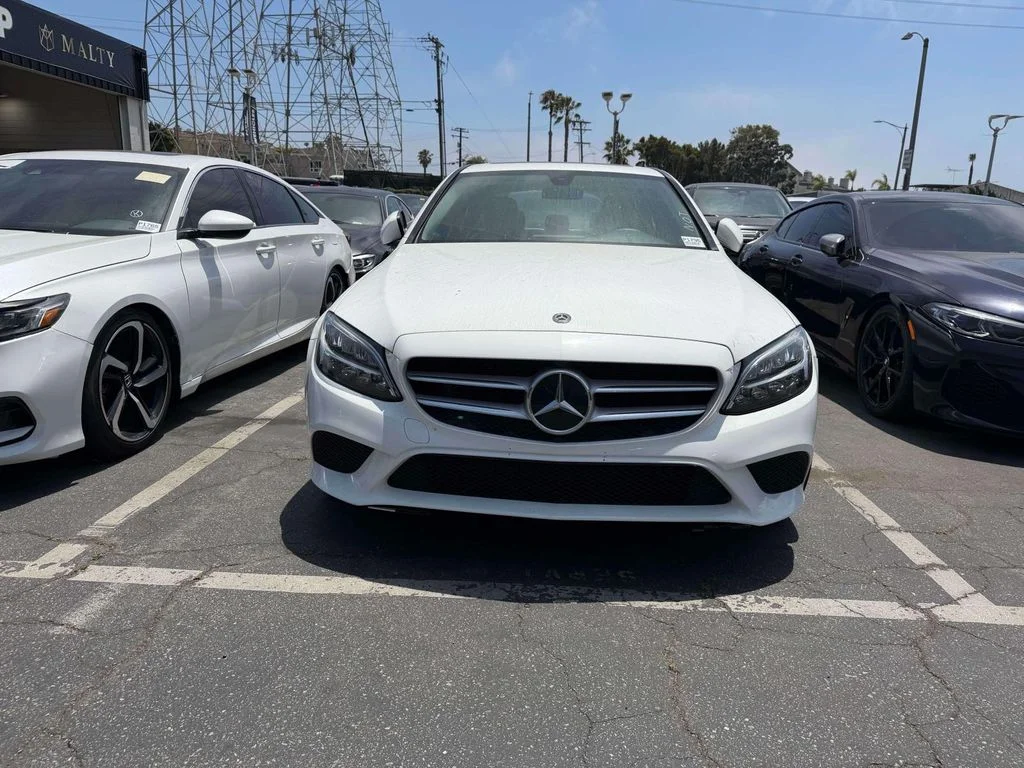 Used 2021 Polar White Mercedes-Benz C300 image 3