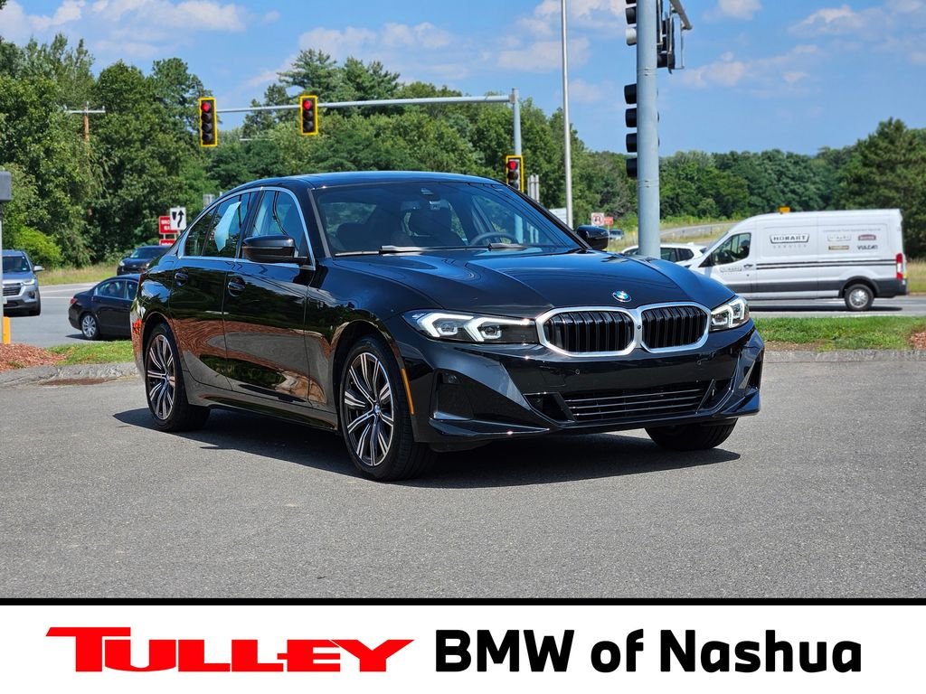 Certified Used 2025 Black Sapphire Metallic BMW 330i xDrive image 1