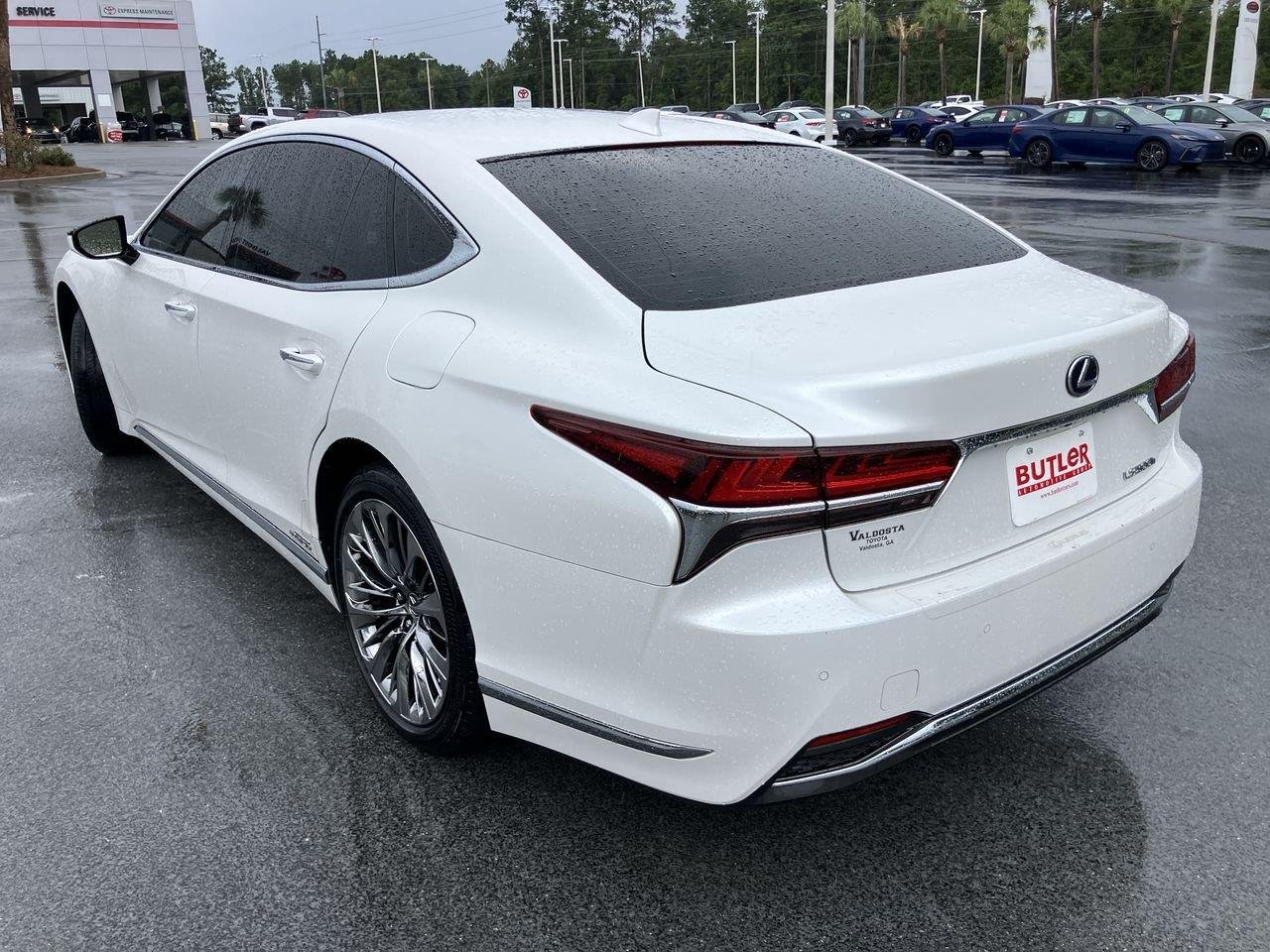 Used 2018 White (Eminent White Pearl) Lexus 500h image 3