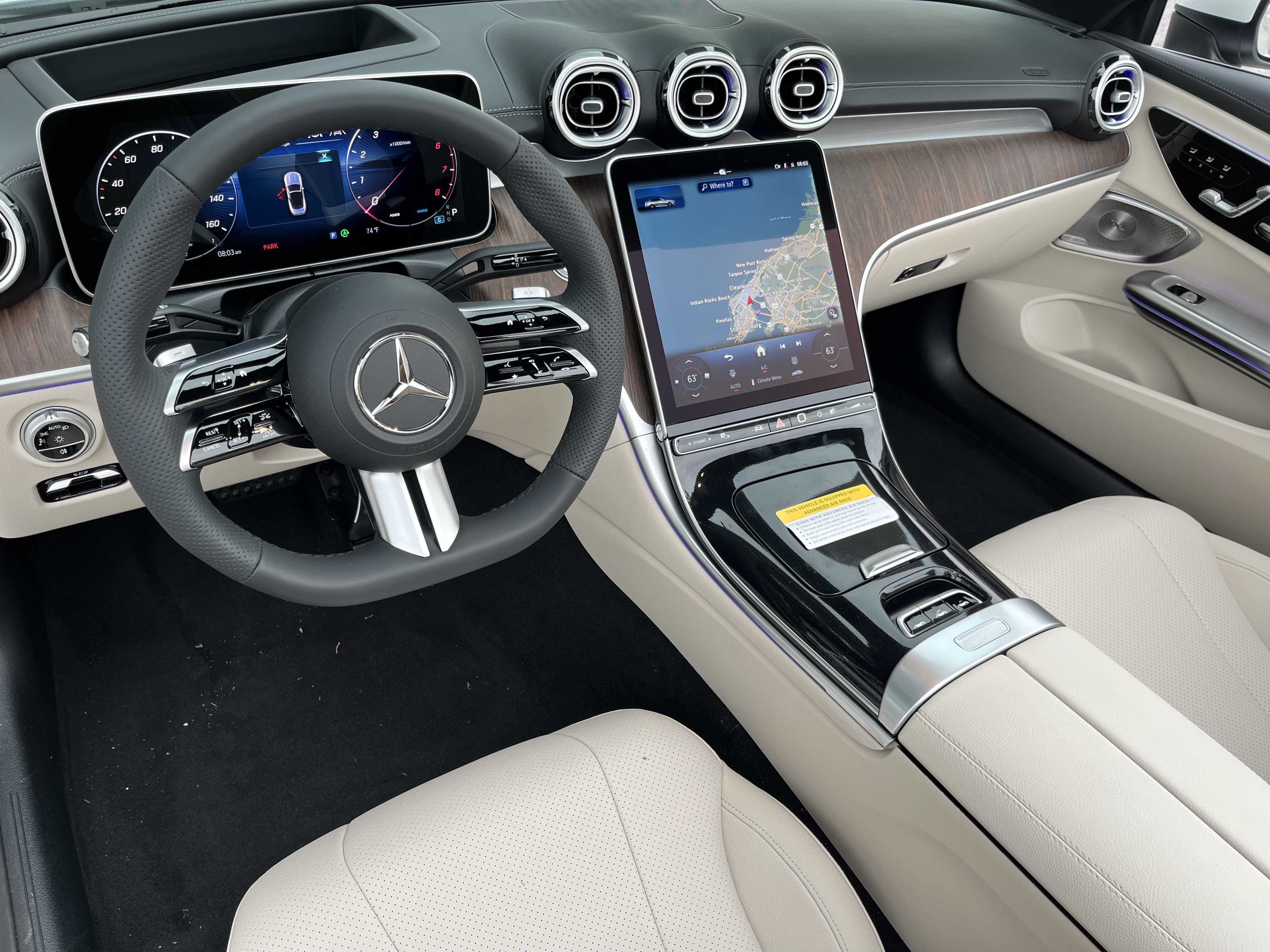 New 2026 MANUFAKTUR Moonlight White Metallic Mercedes-Benz CLE 450 image 18