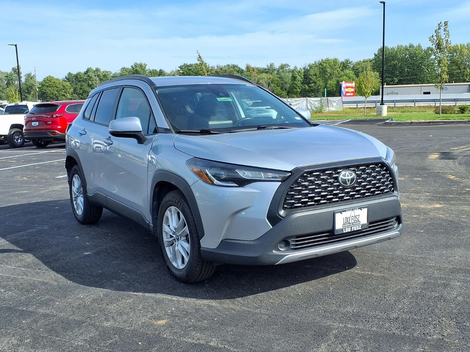 Used 2022 Sonic Silver Toyota LE image 28