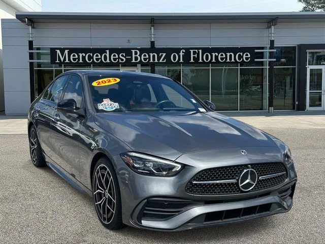 Used 2023 Gray Mercedes-Benz C 300 image 1