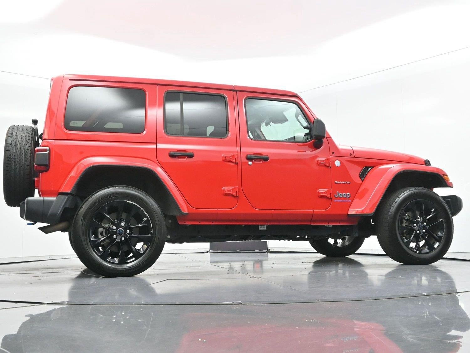 Used 2024 Firecracker Red Clearcoat Jeep Sahara image 45