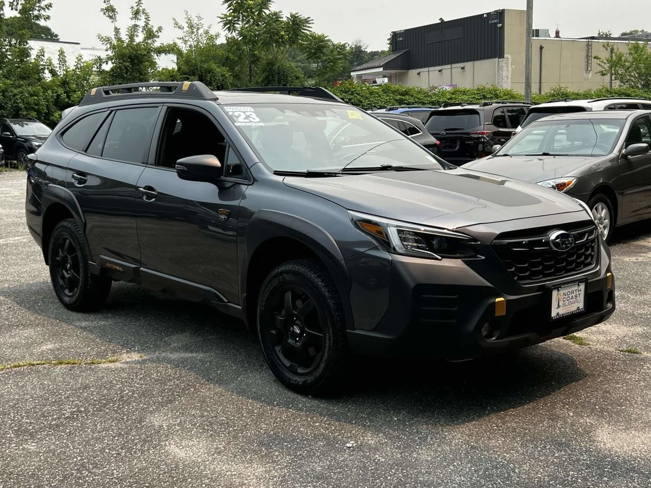 Used 2023 Magnetite Gray Metallic Subaru Wilderness image 1