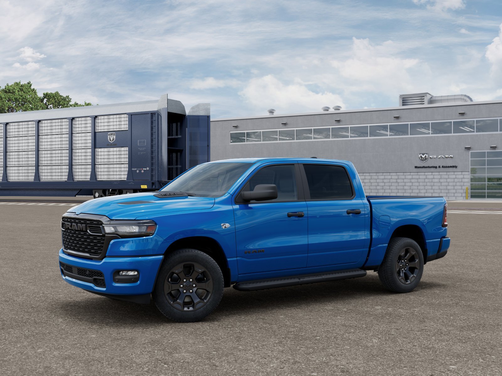 New 2026 Hydro Blue Pearlcoat RAM Express image 1