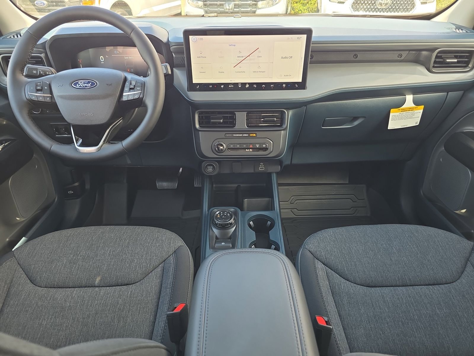 New 2025 Azure Gray Metallic Tri-Coat Ford XLT image 8