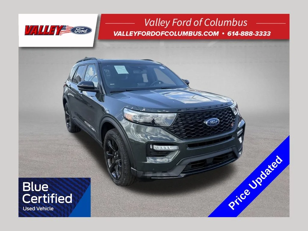 Certified Used 2023 Green Metallic Ford ST image 1