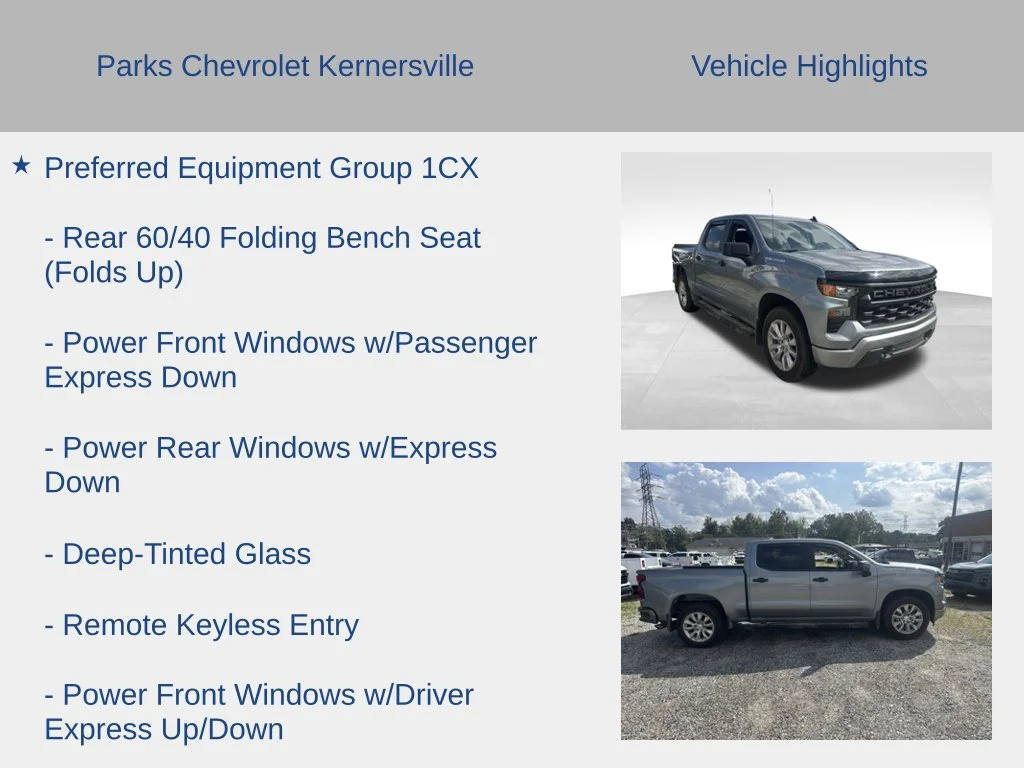 Used 2023 STERLING GRAY METALLIC Chevrolet Custom image 10