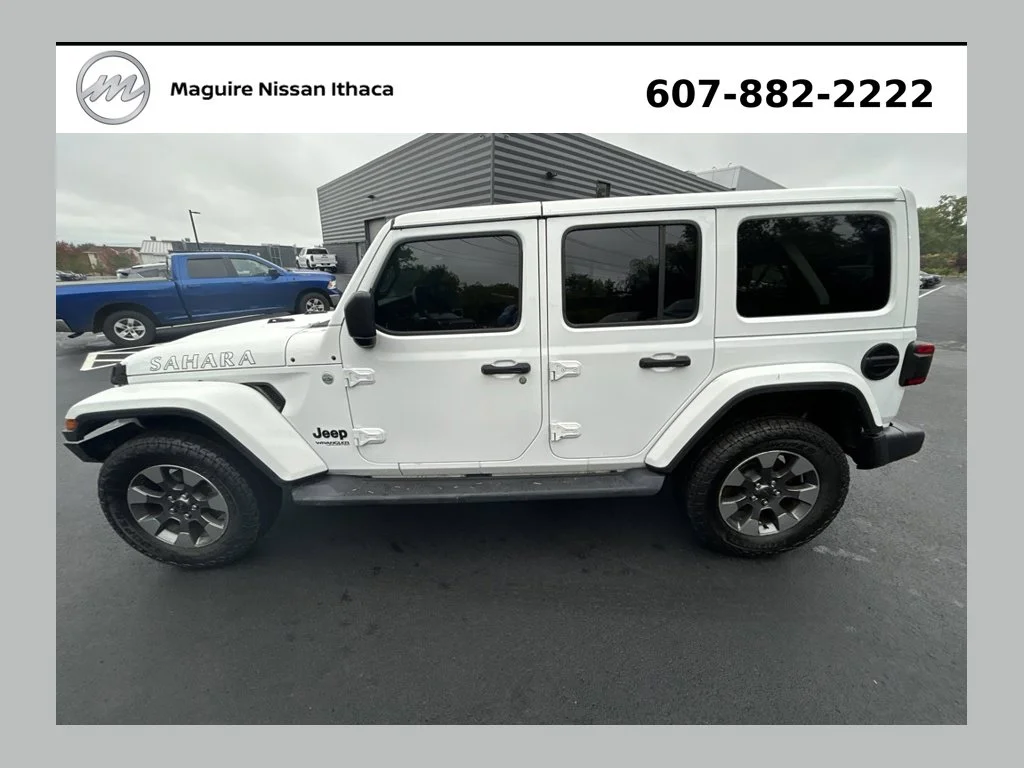 Used 2019 White/off-white Jeep Unlimited Sahara image 1
