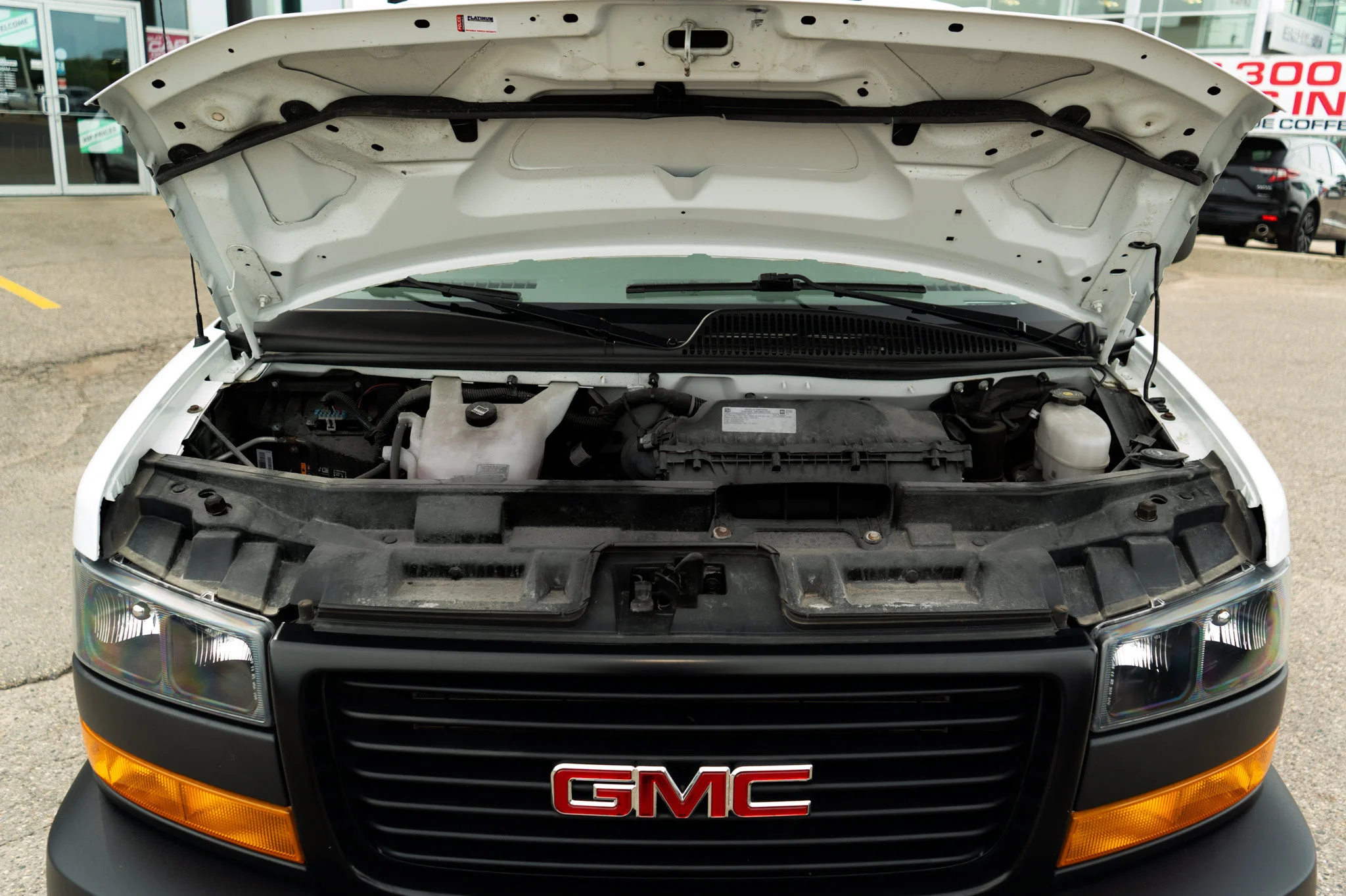 Certified Used 2023 Summit White GMC Cargo*135in WB | Summit White | Rubber Lined Flooring | Htd Mirrors | 239.4 cuft Capacity image 6