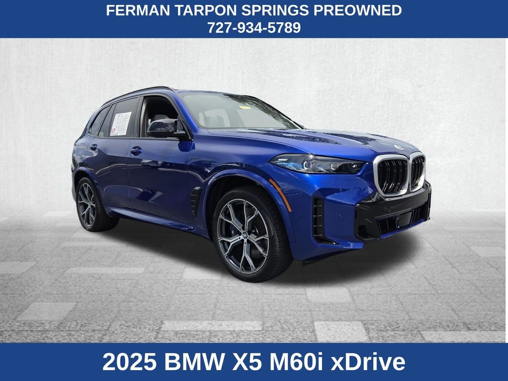 Used 2025 Blue BMW M60i image 1