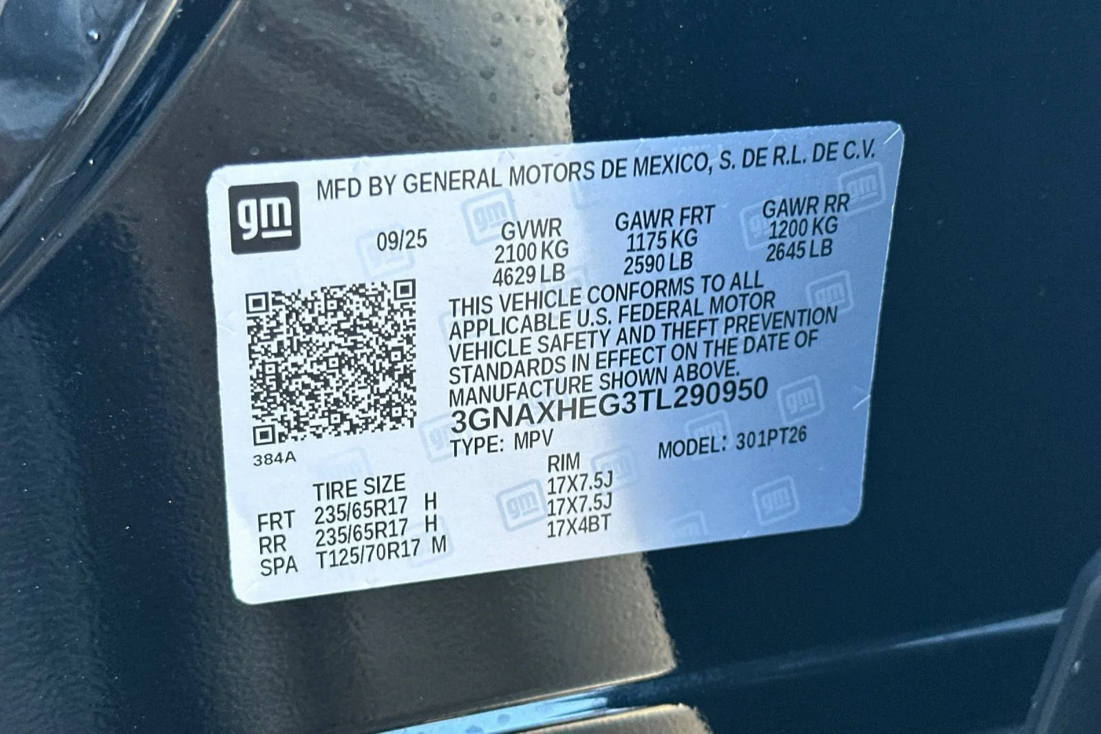 New 2026 Mosaic Black Metallic Chevrolet LT image 28