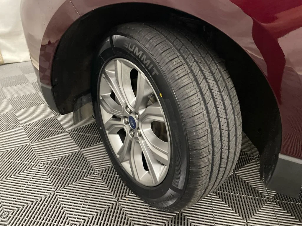 Used 2022 Burgundy Velvet Metallic Tinted Clearcoat Ford Titanium image 29