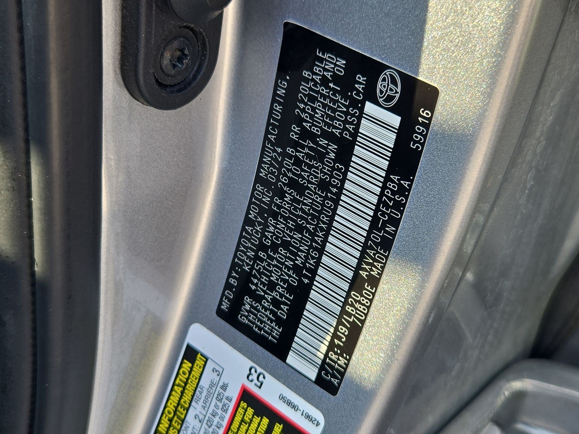 Used 2024 Celestial Silver Metallic Toyota XSE image 32