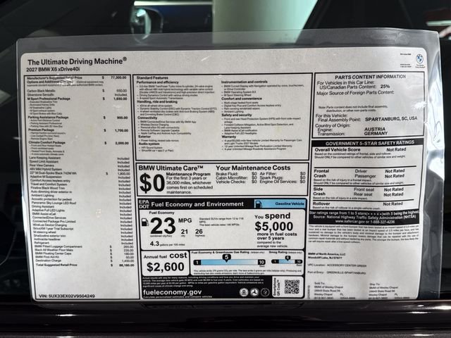 New 2027 Carbon Black Metallic BMW xDrive40i image 21