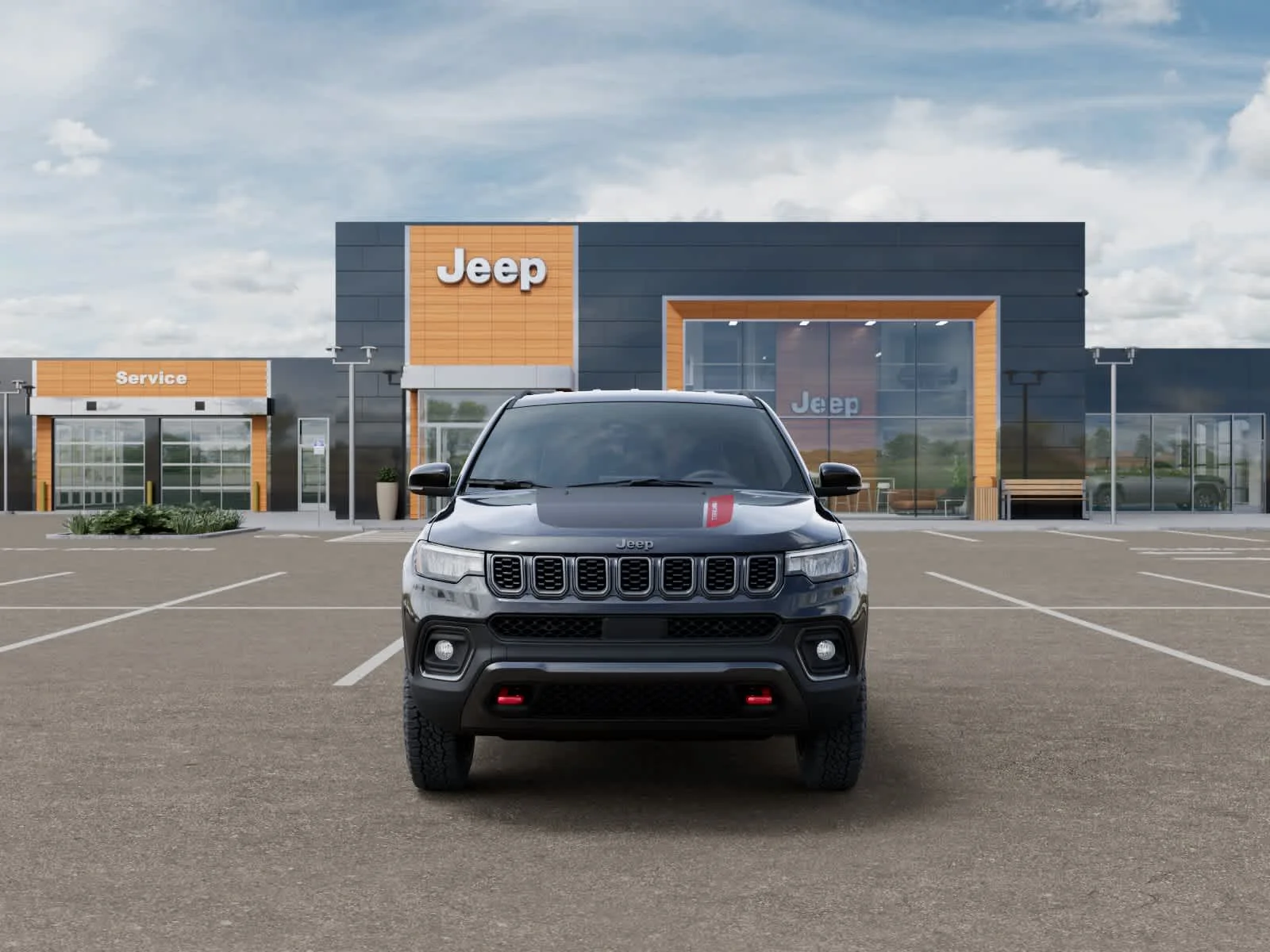 New 2026 Diamond Black Crystal Pearlcoat Jeep Trailhawk image 6