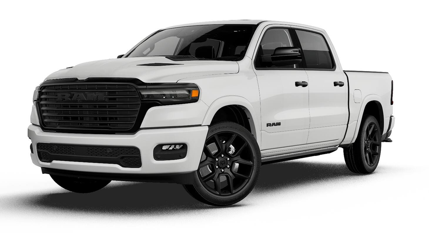 New 2027 Bright White Clear-Coat Exterior Paint RAM LARAMIE image 27