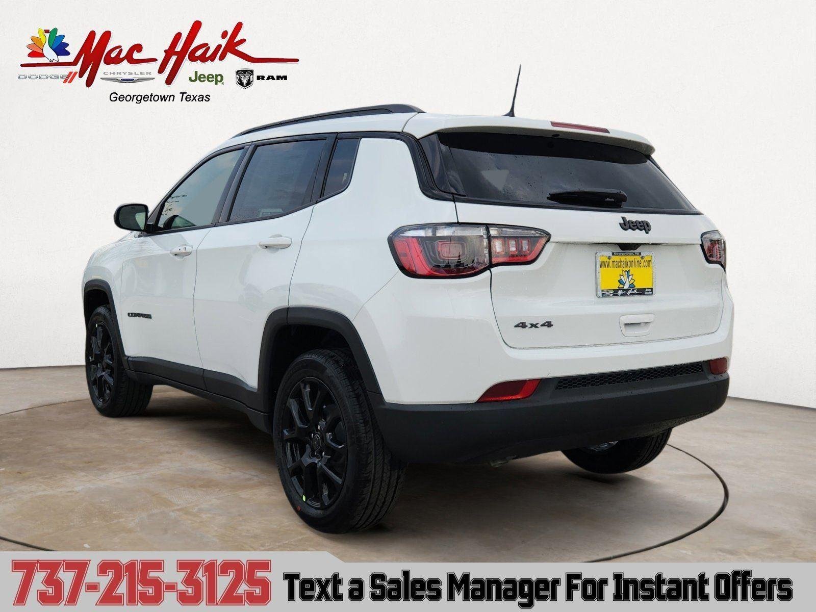 New 2026 Bright White Clear-Coat Exterior Paint Jeep Latitude Altitude image 3
