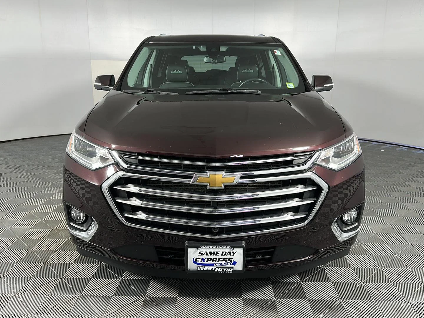 Used 2021 Black Cherry Metallic Chevrolet High Country image 3