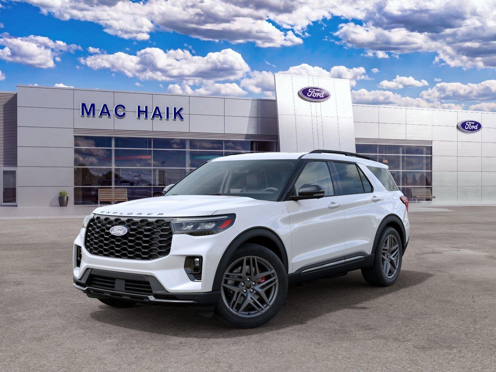 New 2027 Star White Metallic Tri-Coat Ford ST-Line image 2