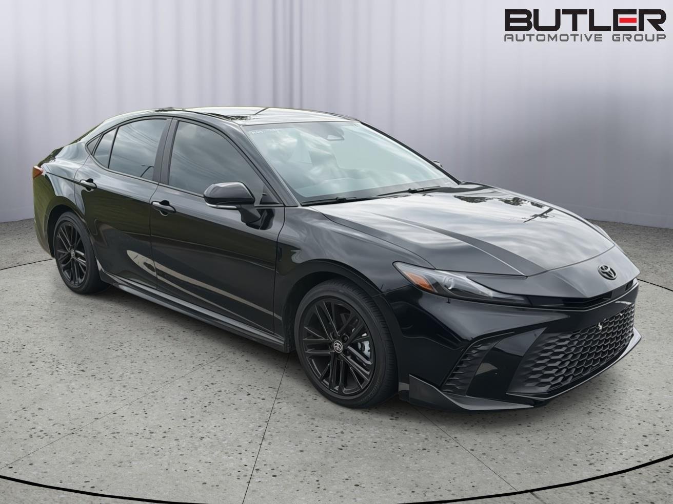Used 2025 Midnight Black Metallic Toyota SE image 6