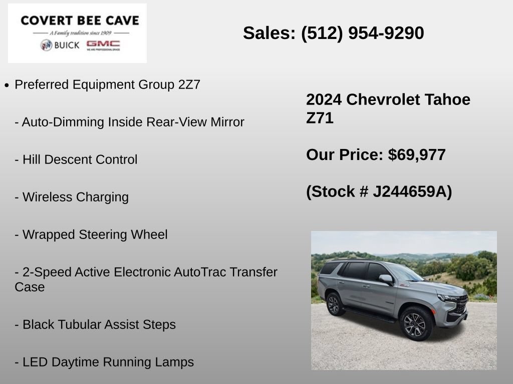 Used 2024 Sterling Gray Metallic Chevrolet Z71 image 12