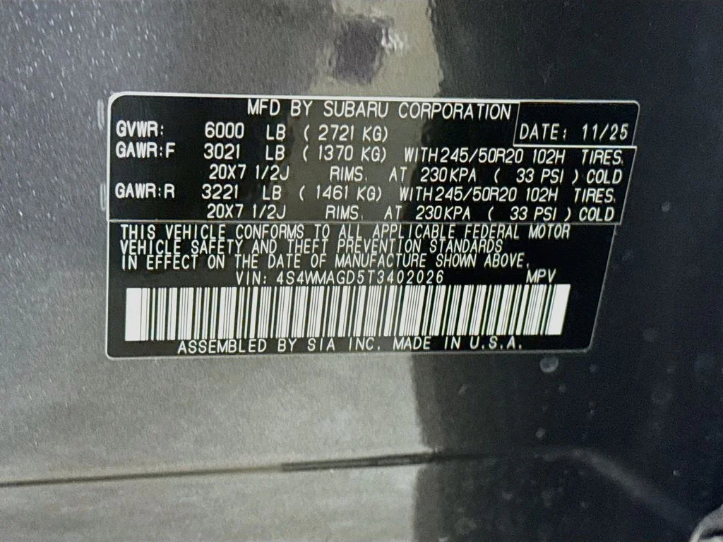 Certified Used 2026 Gray Subaru Limited image 44