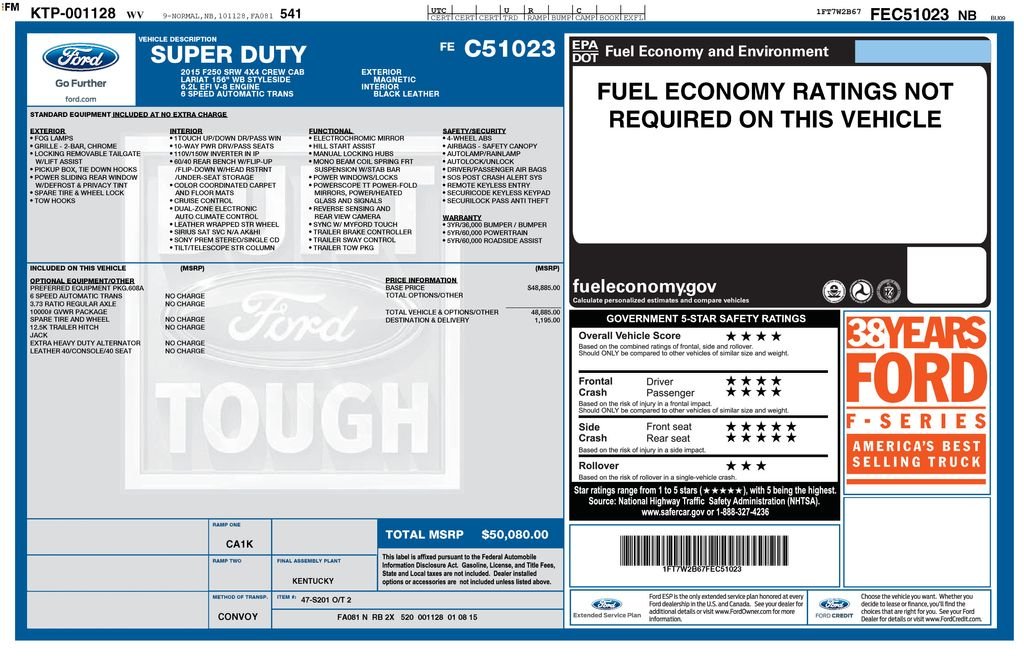 Used 2015 Gray Ford Lariat image 20