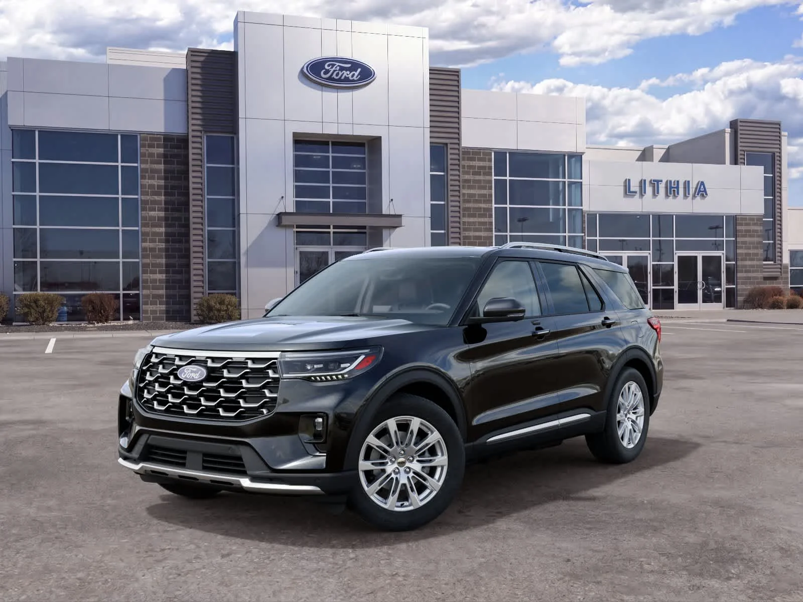 New 2027 Agate Black Metallic Ford Platinum™ image 2