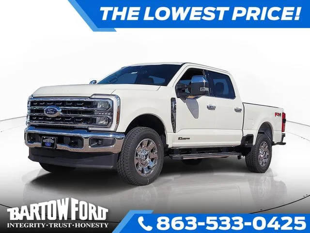 New 2026 White Metallic Ford Lariat image 1