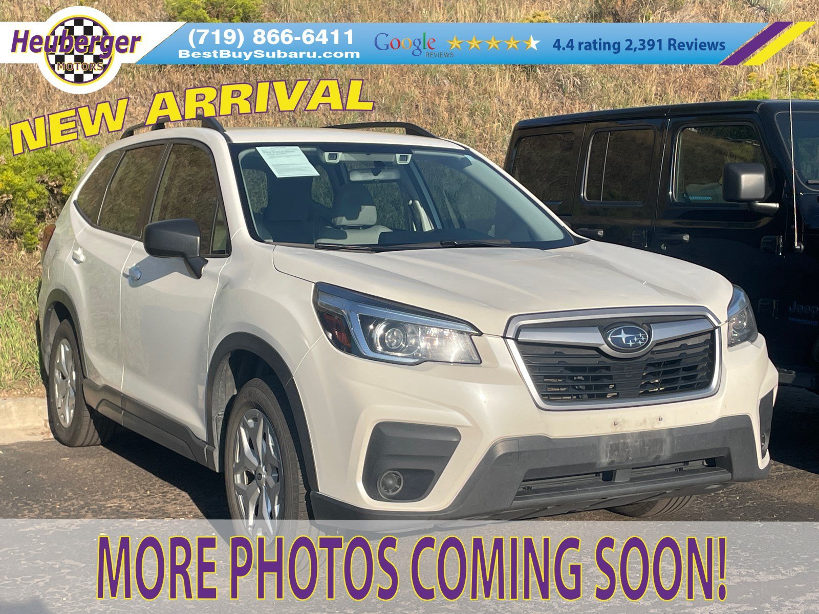Used 2020 Crystal White Pearl Subaru  image 1