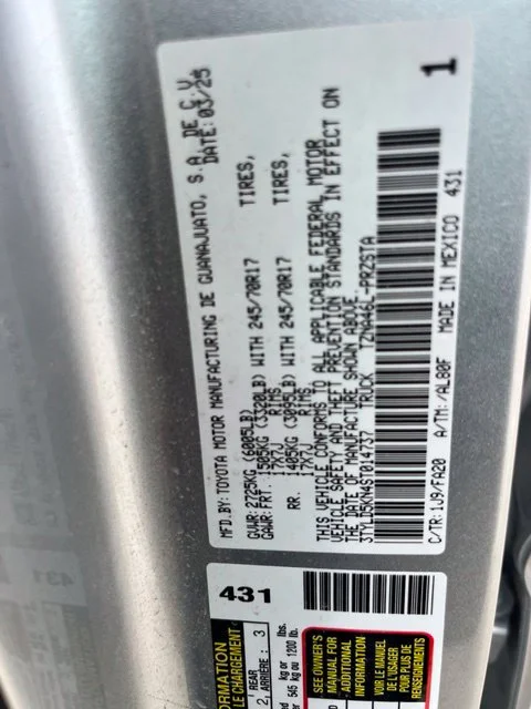 Used 2025 Silver Toyota SR image 13