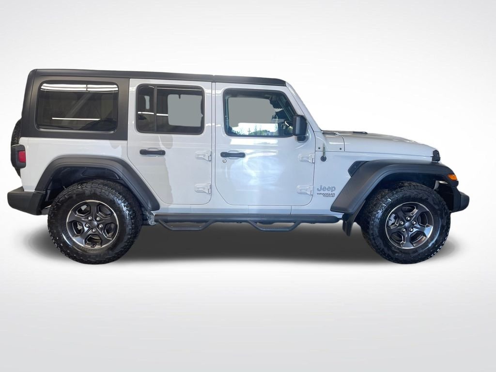 Used 2018 White Jeep Unlimited Sport image 7