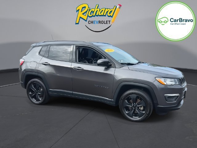 Used 2018 Jeep Compass Altitude with VIN 3C4NJDBB1JT325625 for sale in Cheshire, CT