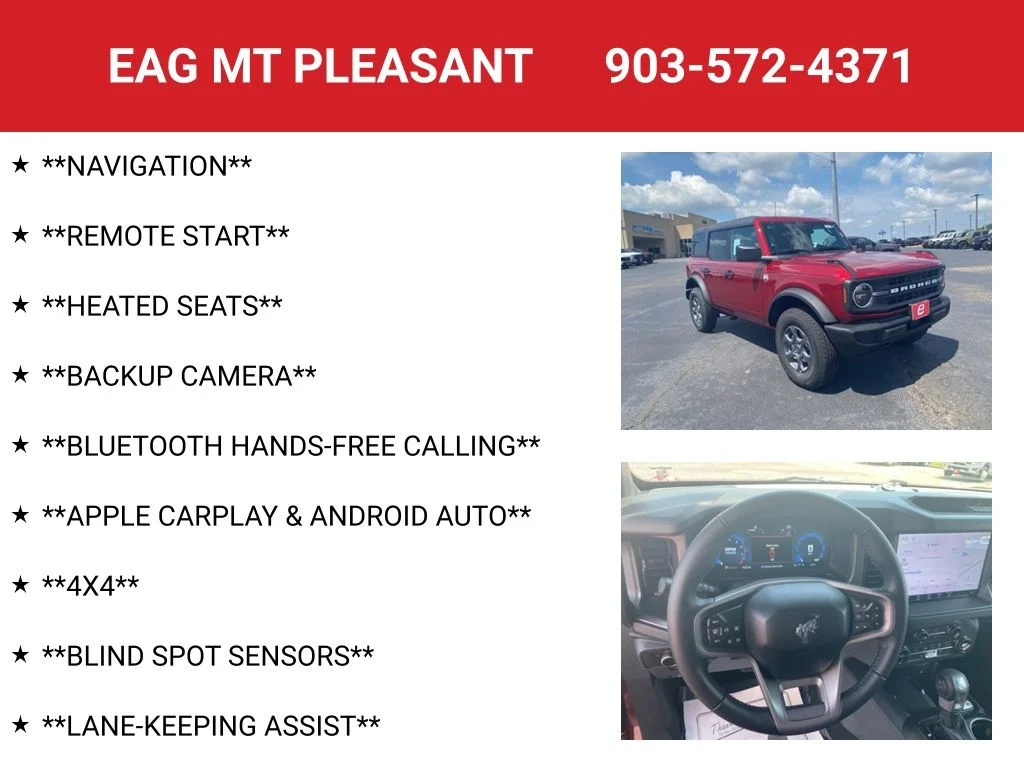 New 2026 Ruby Red Metallic Tinted Clearcoat Ford Big Bend® image 4