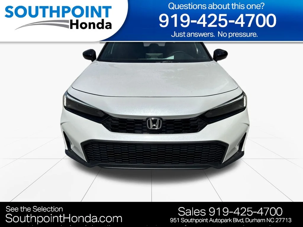 New 2026 Platinum White Pearl Honda Sport image 2