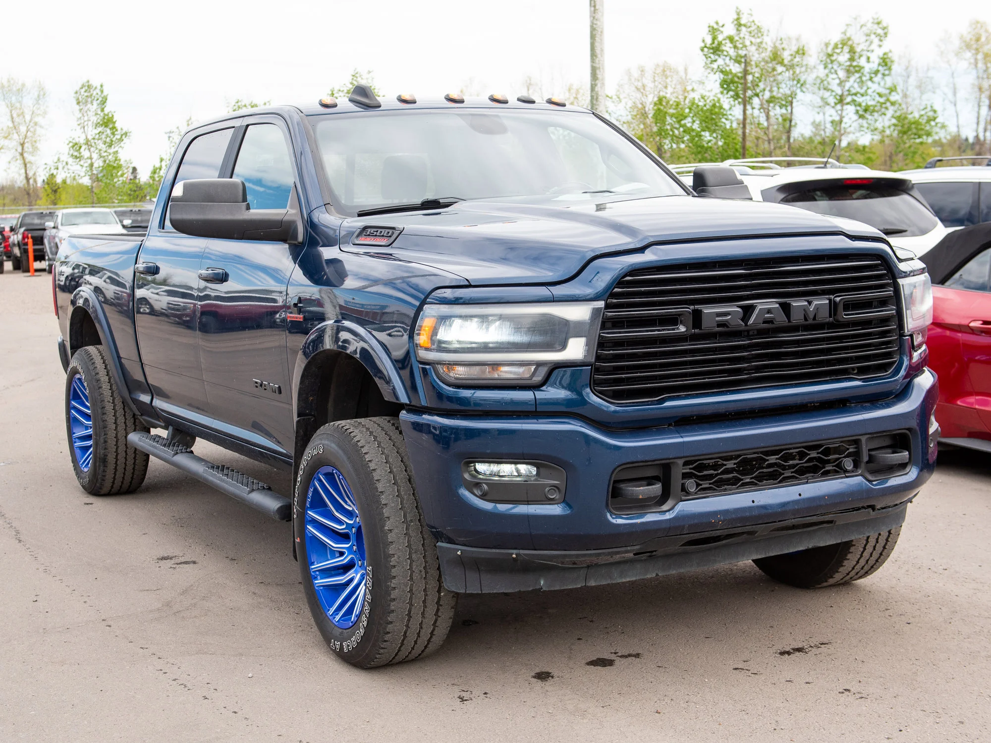 Used 2021 Blue RAM Laramie * Night Edition | Cummins Diesel | Rear Air Suspension | Harman/Kardon | Apple CarPlay image 8