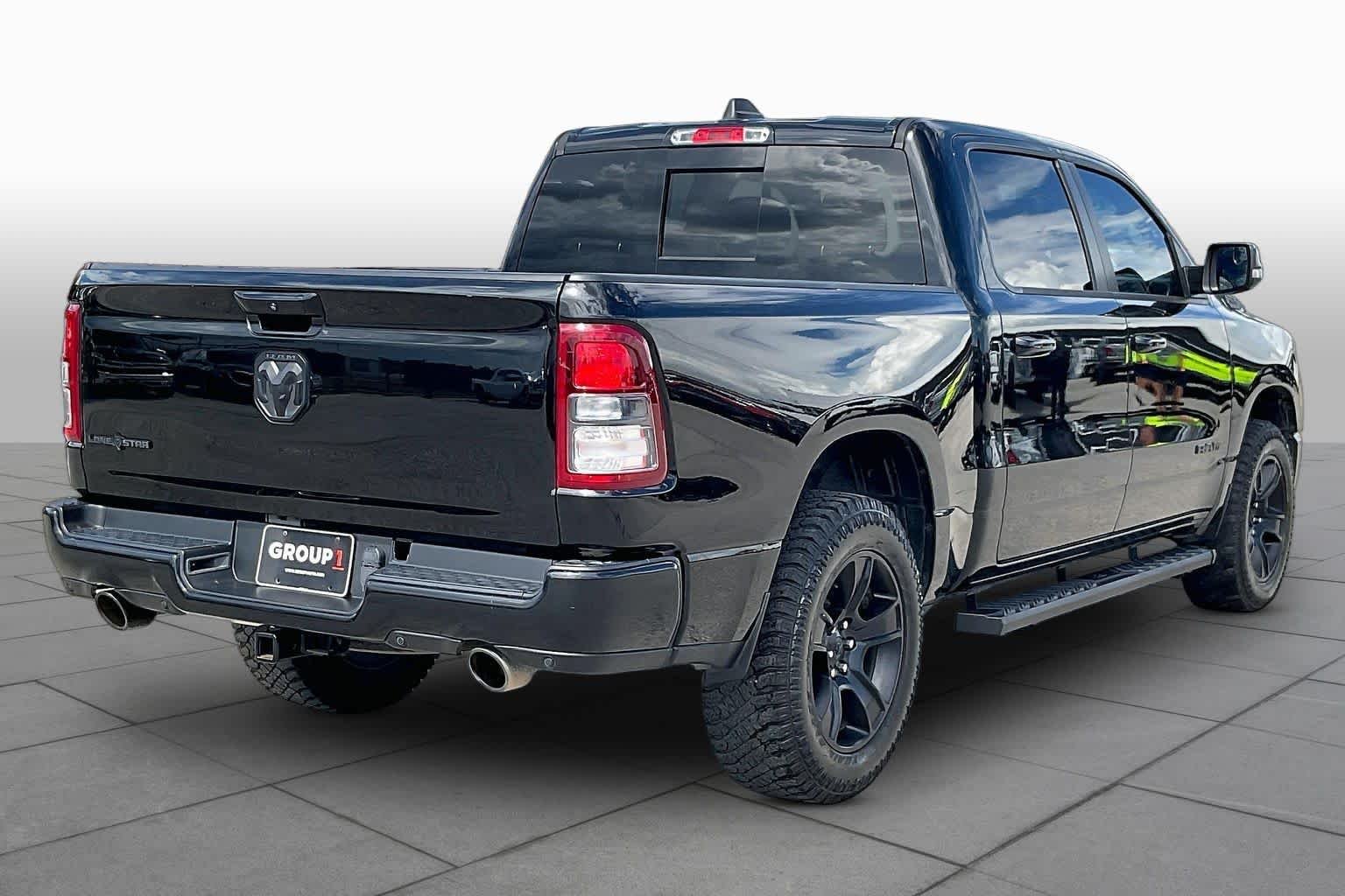 Used 2020 Diamond Black Crystal Pearlcoat Ram Lone Star image 13
