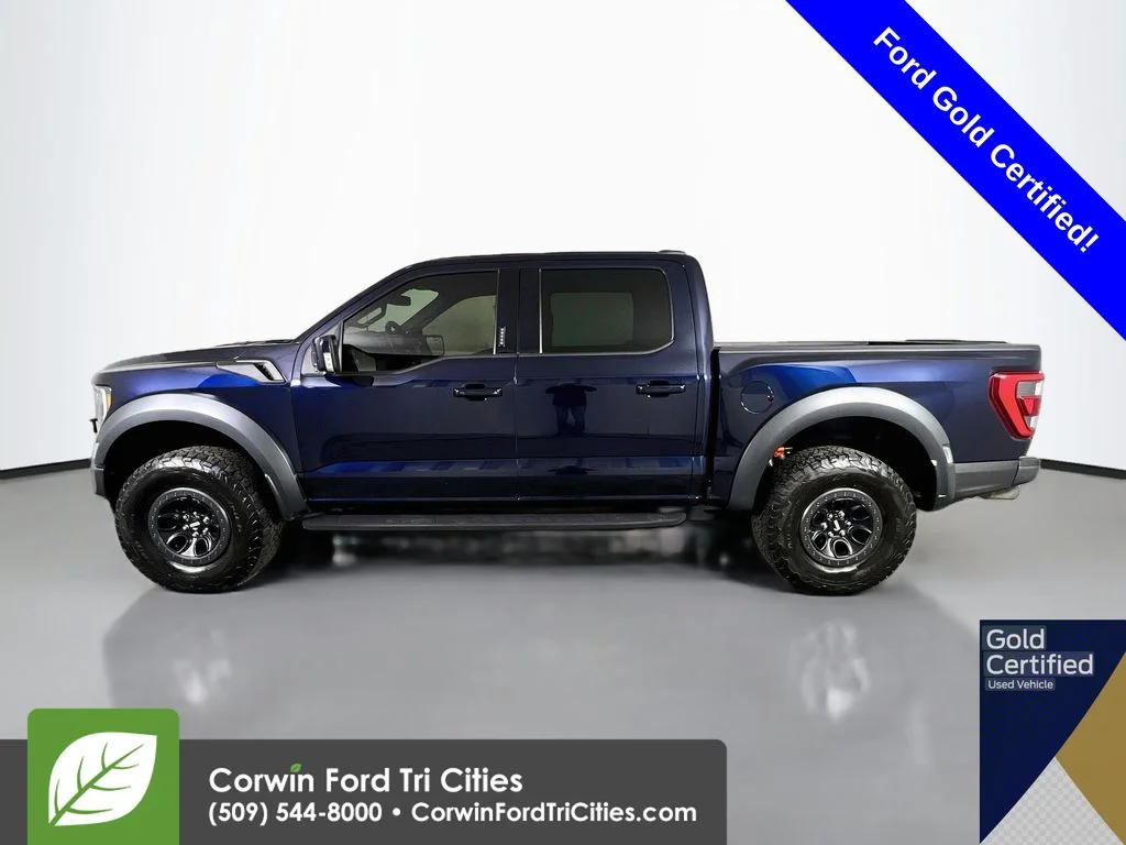 Used 2022 Blue Metallic Ford Raptor image 6