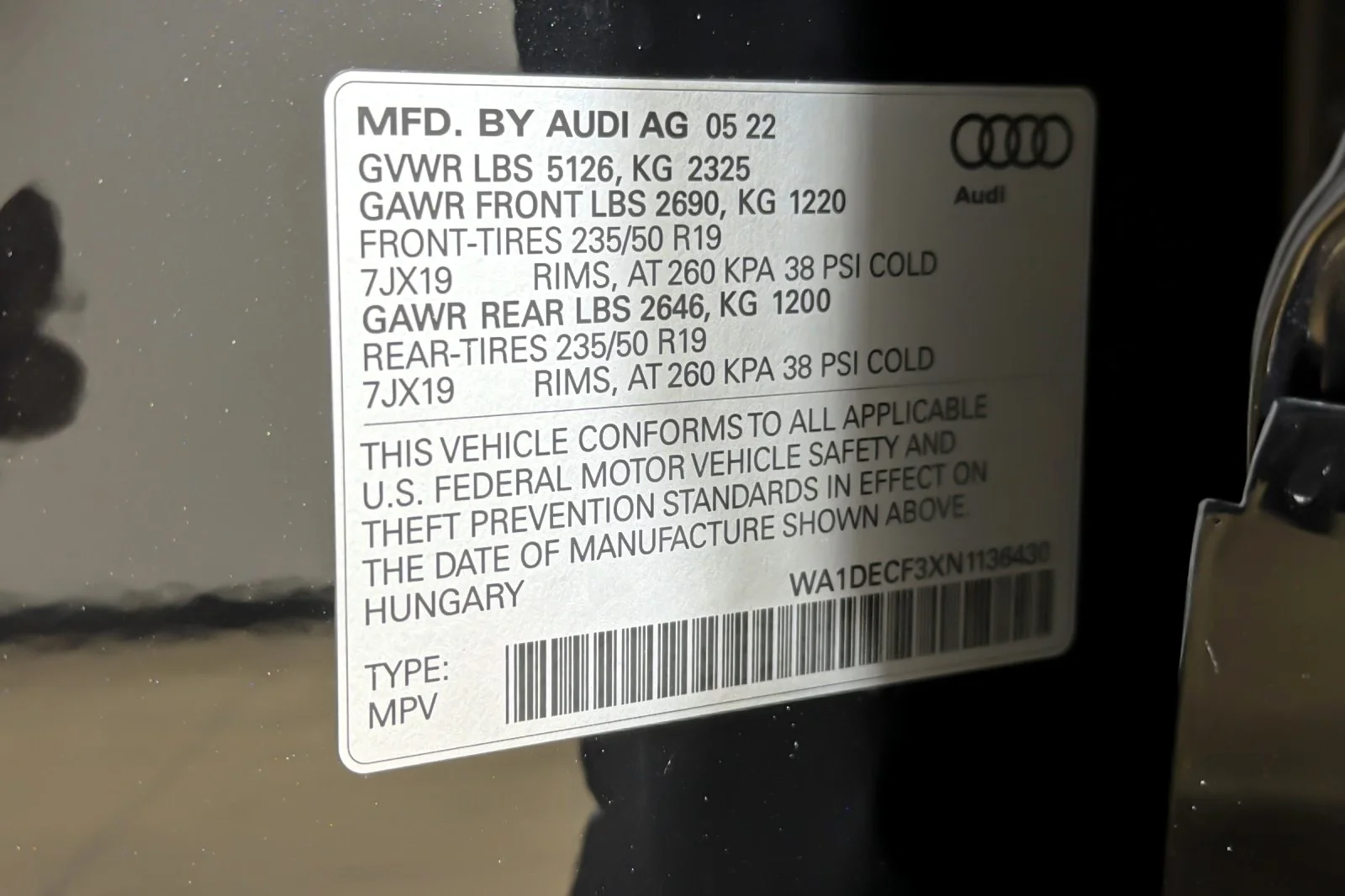 Used 2022 Mythos Black Metallic Audi S line Premium 45 TFSI quattro image 26
