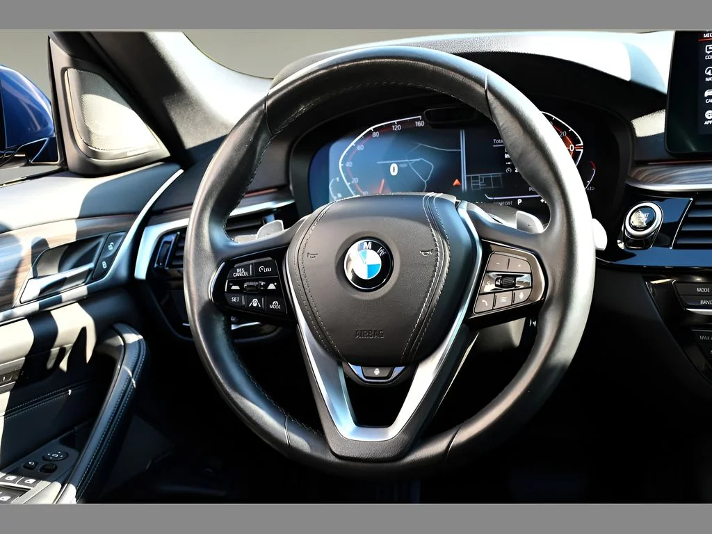 Used 2022 Blue BMW 540i xDrive image 18
